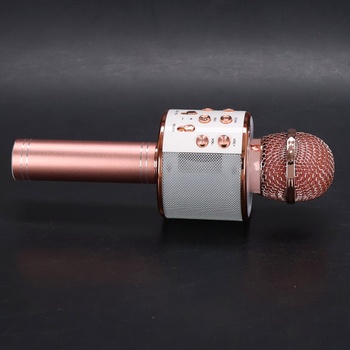 Mikrofon pro děti, Bluetooth karaoke mikrofon dárky pro děti hračky dívky, přenosný dětský mikrofon