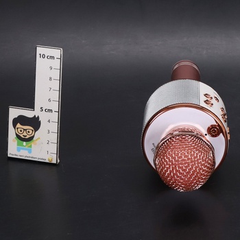 Mikrofon pro děti, Bluetooth karaoke mikrofon dárky pro děti hračky dívky, přenosný dětský mikrofon