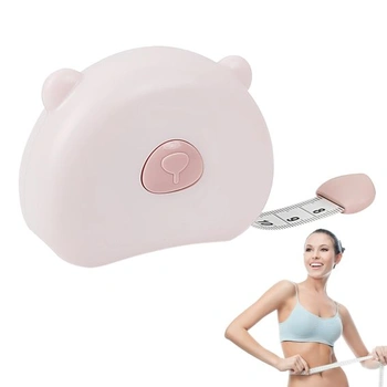 Krajčírsky meter 150 cm/60 palcov s magnetickým zapínaním, krajčírsky meter s motívom medveďa pre