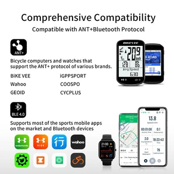 Snímač kadence 2 v 1 Bluetooth 5.4 ANT+ | Snímač rychlosti (1 kus)