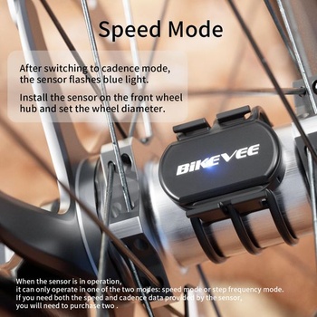 Snímač kadence 2 v 1 Bluetooth 5.4 ANT+ | Snímač rychlosti (1 kus)