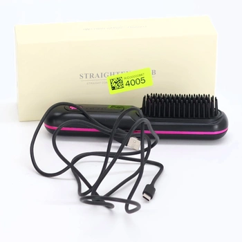 Stylingová kefa na krátke vlasy, elektrická kefa, žehliaca kefa Go Brush Pro, bezdrôtová, 3