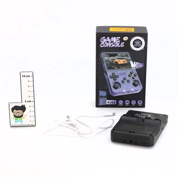 R36S Retro kapesní herní konzole, retro konzole s 3,5palcovou IPS obrazovkou, 128 GB, více než 40