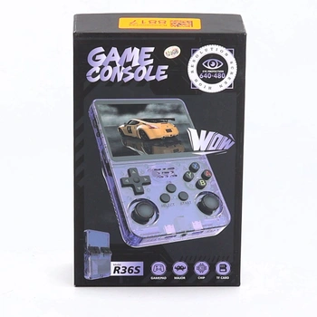 R36S Retro kapesní herní konzole, retro konzole s 3,5palcovou IPS obrazovkou, 128 GB, více než 40