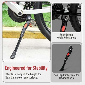 Univerzálny stojan na bicykel - výškovo nastaviteľný stredový stojan pre detské bicykle, horské bicykle a