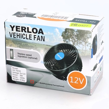 Ventilátor do auta Yerloa 603E