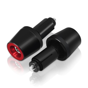 MFGZD 16-22mm univerzálne červené CNC rukoväte riadidiel motocykla a koncovky riadidiel červené 16-22mm