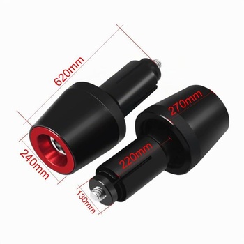 MFGZD 16-22mm univerzálne červené CNC rukoväte riadidiel motocykla a koncovky riadidiel červené 16-22mm