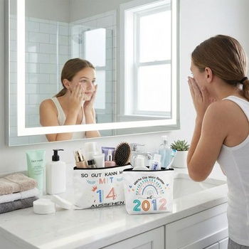 14. narodeninové dievčatko, sada 2 toaletných taštičiek, vodotesná kozmetická taštička, make-up