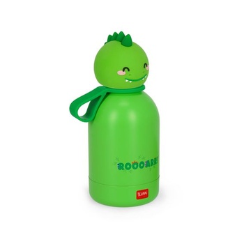 LEGAMI - Dětská láhev na vodu Hot&Cold BFF, design dinosaura, dvouvrstvá nerezová ocel 18/8 s