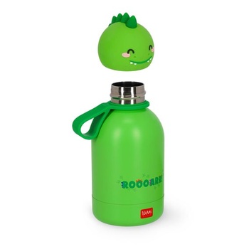 LEGAMI - Dětská láhev na vodu Hot&Cold BFF, design dinosaura, dvouvrstvá nerezová ocel 18/8 s