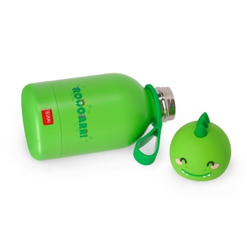 LEGAMI - Dětská láhev na vodu Hot&Cold BFF, design dinosaura, dvouvrstvá nerezová ocel 18/8 s
