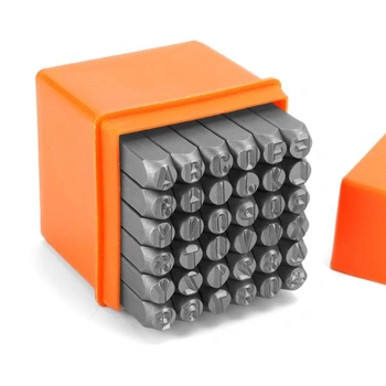 Sada děrovačů na čísla a písmena QWORK® s 36 díly, 6mm…
