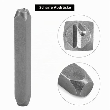 Sada děrovačů na čísla a písmena QWORK® s 36 díly, 6mm děrovače na písmena A-Z, číslice 0-9,