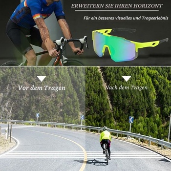 NAMIS Rapid Glasses Rave, cyklistické sluneční brýle pro muže a ženy, ochrana UV400, polarizované