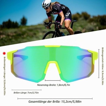 NAMIS Rapid Glasses Rave, cyklistické sluneční brýle pro muže a ženy, ochrana UV400, polarizované