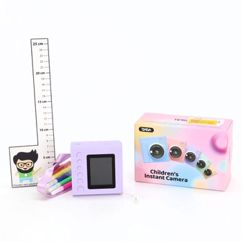 Detský instantný fotoaparát TIATUA, 2,4 palcový instantný fotoaparát pre deti s 32GB kartou a tlačou