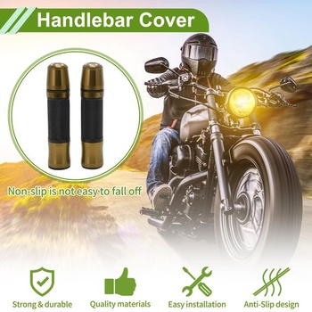 Univerzálne motocyklové rukoväte, protišmykové, zo zliatiny hliníka, gumové