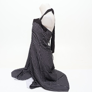 Doplňky ke kostýmům z 50. let, sada kostýmů pro ženy z 50. let, retro outfit s puntíkovaným šatem,