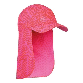 Dětská unisexová sada Buff Sahara Cap Youth Sahara Cap Youth, jedna velikost, kumkara fuchsie