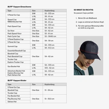 Dětská unisexová sada Buff Sahara Cap Youth Sahara Cap Youth, jedna velikost, kumkara fuchsie
