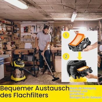 4 filtre pre vysávače Kärcher WD4, WD5, WD6/MV4, MV5, MV6 - Filtre pre Kärcher 2.863-005.0, 4