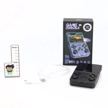 R36S Retro kapesní herní konzole, retro konzole s 3,5palcovou IPS obrazovkou, 128 GB, více než 40
