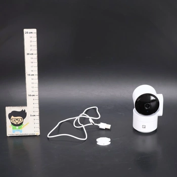 Garza vnitřní WiFi sledovací kamera 360° AI 2,4 GHz, HD 1080p, noční vidění, detekce pohybu a