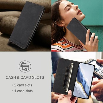 Puzdro na telefón pre Honor 600 Lite, puzdro z umelej kože s RFID blokovaním, magnetické zapínanie,