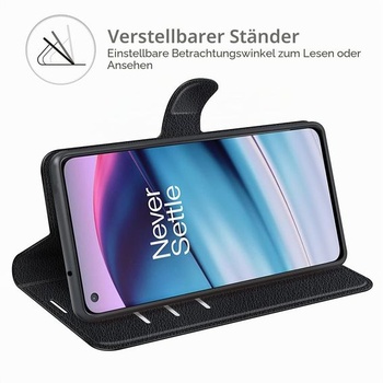 Púzdro pre OnePlus Nord CE 5G, kožené flipové púzdro so stojanom, slot na kartu, magnetické