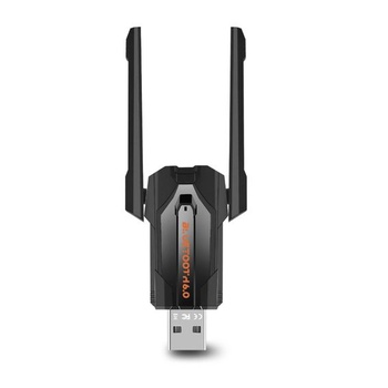 Bluetooth 6.0 USB adaptér pre PC/notebook s dvojitou anténou, dosah 150 m, kompatibilný s Bluetooth