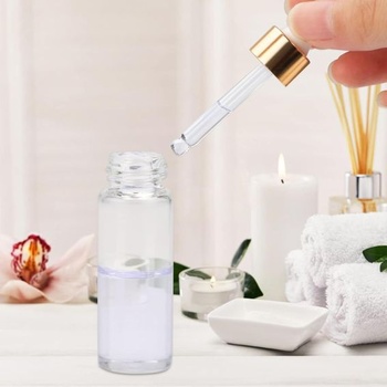 Pipetovacie fľaštičky, 30 kusov, mini pipetovacie fľaštičky, 3 ml, malé sklenené fľaštičky, priehľadné
