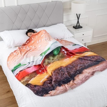 Deka s hamburgerom Battilo 150x150 cm
