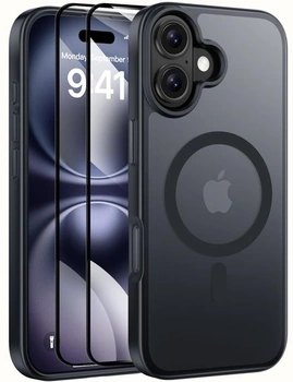 Matný kryt X-level pro iPhone 17, pro MagSafe, černý