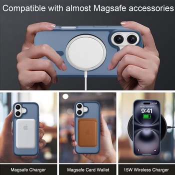 Matný kryt X-level pro iPhone 17, pro MagSafe, modrý pro iPhone 17 modrý