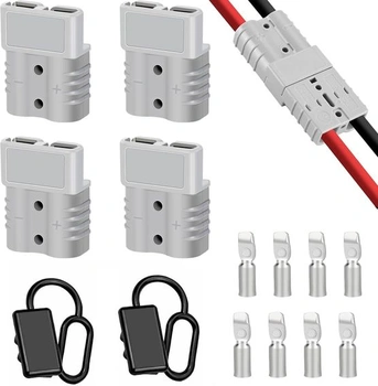 4 konektory batérií Anderson 50A, 600V 50A pre automobily,…