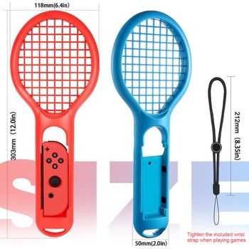 Tenisové rakety LYCEBELL pre Nintendo Switch, kompatibilné s hrami Mario Tennis Aces, príslušenstvo