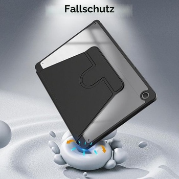 Otočné puzdro EasyAcc pre Samsung Galaxy Tab A9 Plus / A9+ 11 palcov 2023 čierne