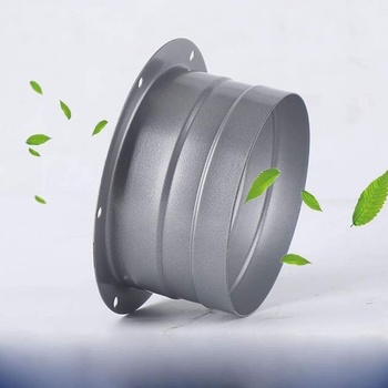 100mm kovový přírubový odvzdušňovací otvor, kulatý nástěnný přírubový konektor z nerezové oceli,