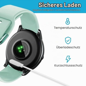 Magnetická nabíjačka AXFEE kompatibilná s náramkom Xiaomi, USB kábel č. 1 biely 4mm