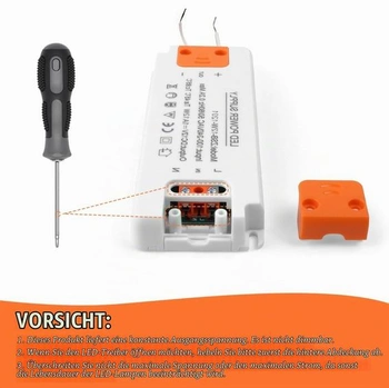 AXFEE LED transformátor 12W 12V, LED transformátor 230V na 12V konštantné napätie 12,0 12,0 Wattov