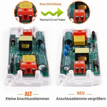AXFEE LED transformátor 12W 12V, LED transformátor 230V na 12V konštantné napätie 12,0 12,0 Wattov