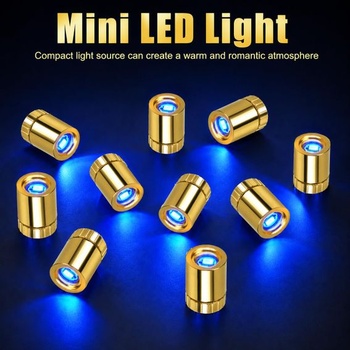 10 mini LED svetiel, malé svetlá na batérie, mini svetlá do domčeka pre bábiky, malé samolepiace LED