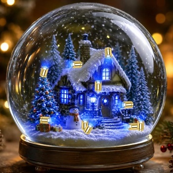 10 mini LED svetiel, malé svetlá na batérie, mini svetlá do domčeka pre bábiky, malé samolepiace LED