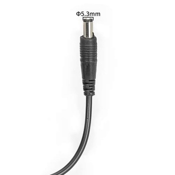 Zástrčka do zapaľovača cigariet v aute 12V DC 5A, zástrčka 5,5mm x 2,1mm, s káblom 1,2m