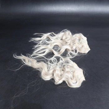 REECHO Clip-in prodlužování vlasů, 4 ks blond prodlužování vlasů Clip-in prodlužování vlasů 60 cm