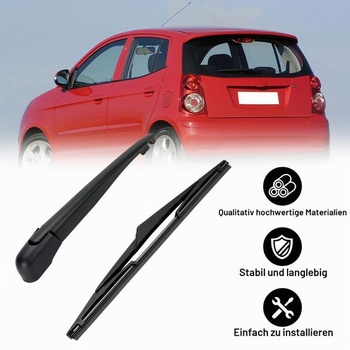 Sada stieračov čelného skla, kompatibilná s vozidlami KIA Picanto 04-10, zadný stierač, náhrada pre vozidlá