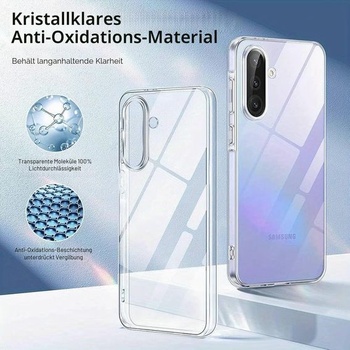Priehľadný silikónový kryt Oprimio pre Samsung A26 [100% priehľadný] [nemecký materiál] [ultra tenký]