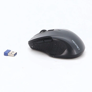TECKNET Bluetooth myš, 4800 DPI bezdrôtová ergonomická myš (tri-režimy: BT 5.0/3.0+2.4G), výdrž