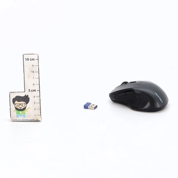 TECKNET Bluetooth myš, 4800 DPI bezdrôtová ergonomická myš (tri-režimy: BT 5.0/3.0+2.4G), výdrž